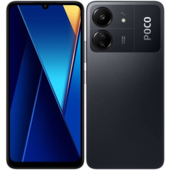 POCO C65, 6/128 GB, Dual SIM, Black - SK distribúcia