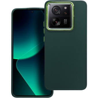 Plastové puzdro na Xiaomi 13T 5G Frame zelené