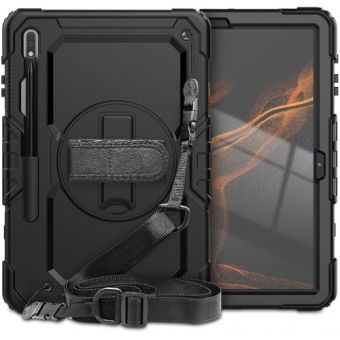 Plastové puzdro na Samsung Galaxy Tab S7 FE 5G T730 12.4", Tech-Protect Solid360 čierne