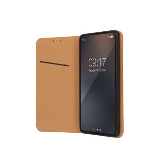 Diárové puzdro na Xiaomi Redmi 13C/Poco C65 Leather Smart Pro hnedé