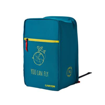 Canyon CSZ-03, batoh na notebook - palubovka, do veľkosti 15,6, mechanizmus proti zlodejom, 20l, zelený