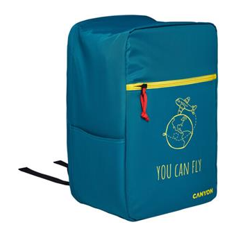 Canyon CSZ-03, batoh na notebook - palubovka, do veľkosti 15,6, mechanizmus proti zlodejom, 20l, zelený