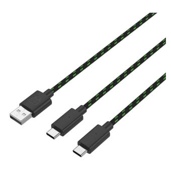 VENOM VS2883 Xbox Series S/X & One Black High Capacity Twin Battery Pack + 3 meter cable