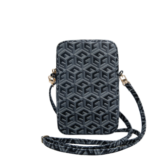 Univerzálne puzdro Guess na smartfón GUWBZPGCSPGK PU G Cube Walltet Phone Bag Zipper čierne