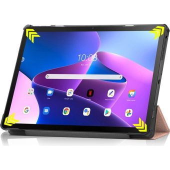 Diárové puzdro na Lenovo Tab M10 Plus 10.6 3rd Gen Tech-Protect Smartcase Rose Gold