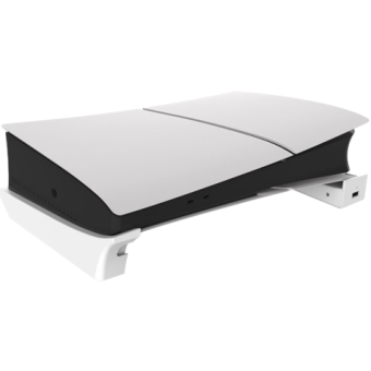 iPega P5S008, horizontálny stojan s USB HUB, PS5 Slim, biely