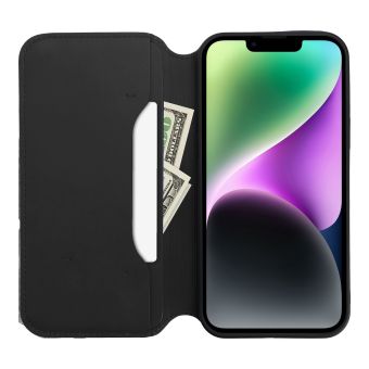 Diárové puzdro na Xiaomi Redmi Note 13 Pro Plus 5G Dual Pocket čierne