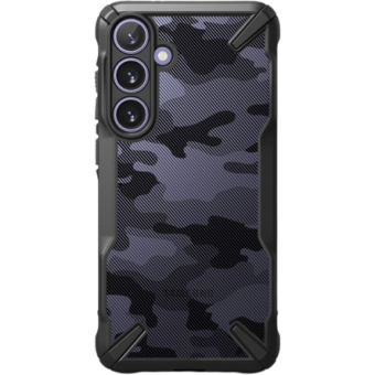 Odolné puzdro na Samsung Galaxy S24 5G S921 Ringke Fusion-X Camouflage čierne