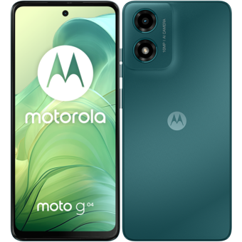 Motorola Moto G04, 4/64 GB, Dual SIM, Sea Green - SK distribúcia