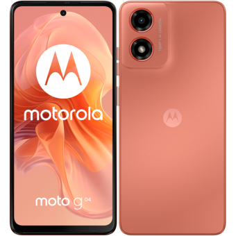 Motorola Moto G04, 4/64 GB, Dual SIM, Sunrise Orange - SK distribúcia