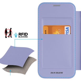 Diárové puzdro na Samsung Galaxy S24 5G S921 Dux Ducis Skin X Pro MagSafe fialové