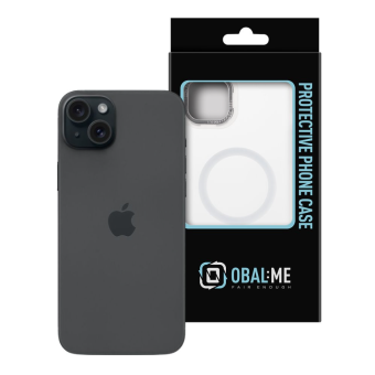 Plastové puzdro na Apple iPhone 15 Plus OBAL:ME Misty Keeper White