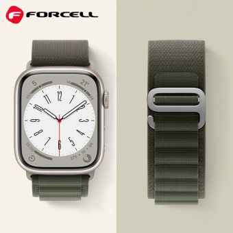 Náhradný remienok na Apple Watch 42/44/45/49 mm Forcell F-Design FA13 green