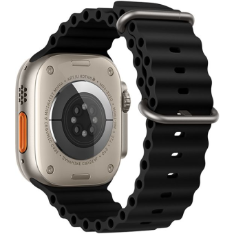 Náhradný remienok na Apple Watch 42/44/45/49 mm Forcell F-Design FA12 black
