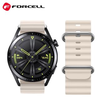 Náhradný remienok na Samsung Watch 22mm Forcell F-Design FS01 star light