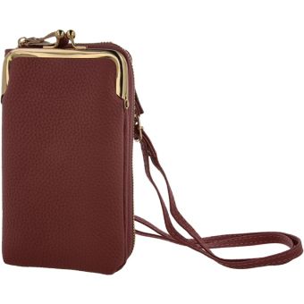 2in1 phone bag, univerzálne puzdro/peňaženka na mobil, pink