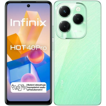 Infinix Hot 40 Pro, 8/256 GB, Dual SIM, Starfall Green - SK distribúcia