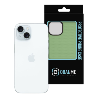 Plastové puzdro na Apple iPhone 15 OBAL:ME NetShield zelené