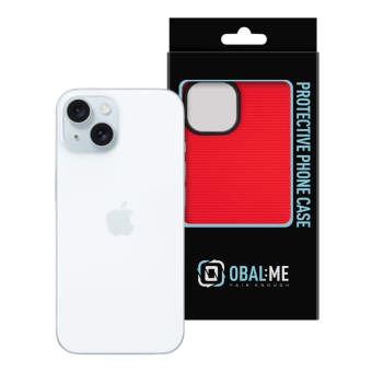 Plastové puzdro na Apple iPhone 15 OBAL:ME NetShield červené