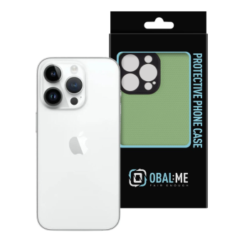 Plastové puzdro na Apple iPhone 15 Pro OBAL:ME NetShield zelené