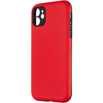 Plastové puzdro na Apple iPhone 12 OBAL:ME NetShield červené