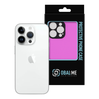 Plastové puzdro na Apple iPhone 14 Pro OBAL:ME NetShield fialové