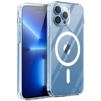 Silikónové puzdro na Apple iPhone 13 Pro Tech-Protect MagMat Silicone MagSafe Clear