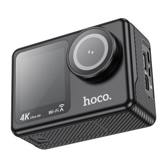 HOCO DV101 sports camera with dual screen 1.3"+2" 4K/30fps black