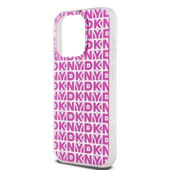 DKNY PC/TPU Repeat Pattern Apple iPhone 15 Pro DKHCP15LHOPECP Pink