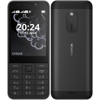 Nokia 230 (2024), Dual SIM, Black - SK distribúcia