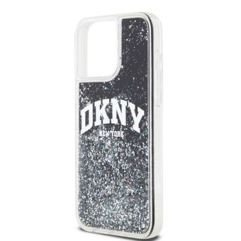 DKNY Liquid Glitter Arch Logo Apple iPhone 12/12 Pro DKHCP12MLBNAEK Black