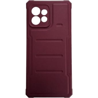Odolné puzdro na Motorola Moto G53 Heavy Duty bordové