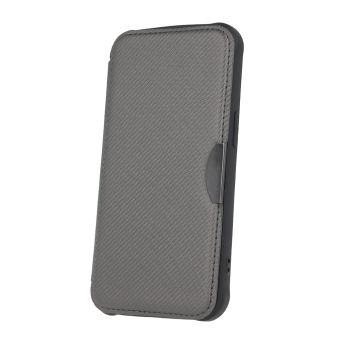Diárové puzdro na Xiaomi Redmi Note 13 Pro+ 5G Smart Carbon strieborné