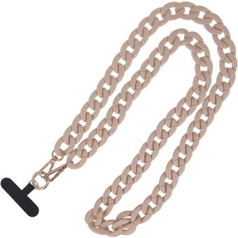 Phone Chain Long matte nude