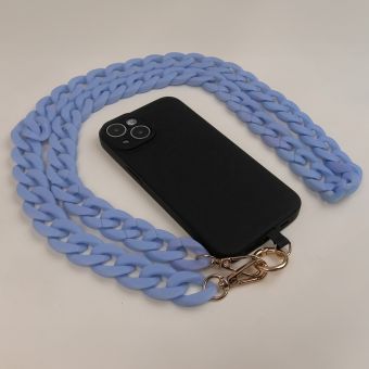 Phone Chain Long matte light blue