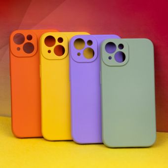 Silicone Motorola Moto G34 5G oranžové