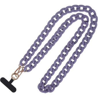 Phone Chain Long matte purple