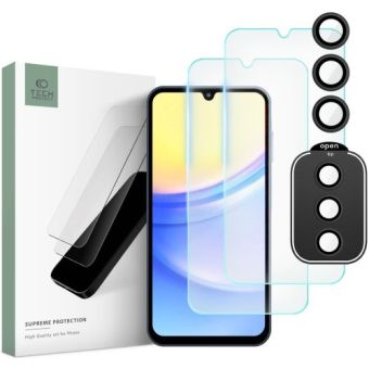 Tvrdené sklo na Samsung Galaxy A15 4G A155/A15 5G A156 Tech-Protect Supreme Set