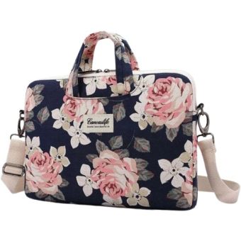 Canvaslife Briefcase na 15"-16" notebook, modro-ružová