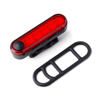 Wozinsky WSBLB1, predné a zadné svetlo na bicykel, USB-C, čierne