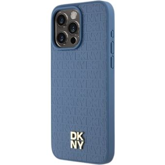 DKNY HC Magsafe PU Repeat Pattern W Stack Logo Samsung Galaxy S24 Ultra 5G S928 DKHMS24LPSHRPSK Blue
