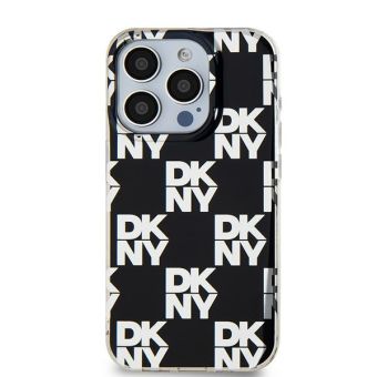 DKNY PC/TPU Checkered Pattern Apple iPhone 15 Pro Max DKHCP15XHDLCEK Black