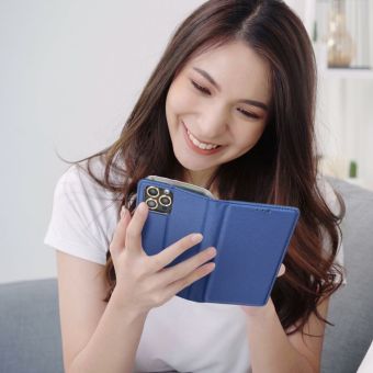 Smart Case book Infinix Note 40 Pro navy