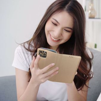 Smart Case book Infinix Hot 40 Pro gold