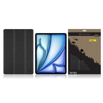 Tactical Book Tri Fold Apple iPad Air 13" 2024/Pro 12.9" 2021 Black