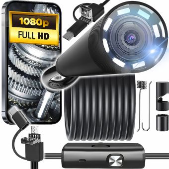 ENDOSCOPE CAMERA 2m LENS 8/7/5.5mm USB/C/MICRO LTC