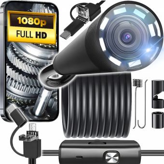 ENDOSCOPE CAMERA 2m LENS 8/7/5.5mm USB/C/MICRO LTC