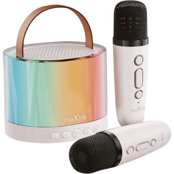 Maxlife MXKS-200 Bluetooth karaoke speaker white