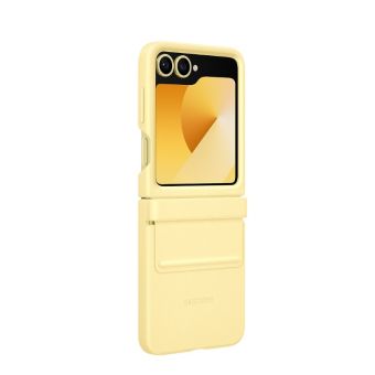 Samsung Kindsuit Case Vegan Leather na Samsung Galaxy Z Flip6 5G F741 EF-VF741PYEGWW Yellow