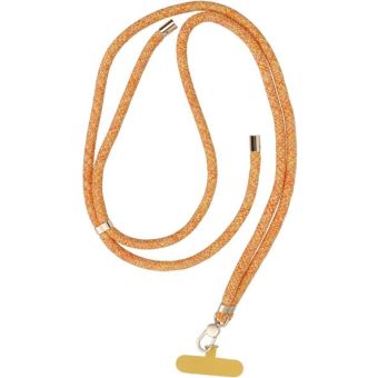 SWING (8mm) nastaviteľná šnúrka na mobil 165cm orange-white